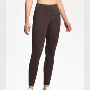 Leggings de sport pour femmes en coton bio 100 %, haute qualité, vente en gros, pantalons de yoga en coton bio, leggings de yoga pour femmes - Product Image 1