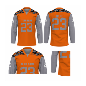 <b>High</b> Quality Breathable Printed Ice Hockey Jersey Custom Made Logo Sublimation Comfortable Embroidery Team Hockey Uniform - Product Image 4