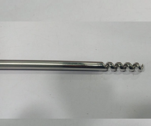 Tornillo manual laparoscópico para mioma 5mmx330mm, instrumento quirúrgico reutilizable de acero inoxidable para eliminación de fibroides uterinos, certificado CE - Product Image 3