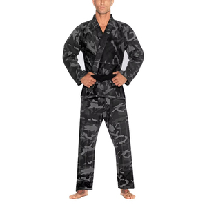 Kimono de BJJ con Cuello Reforzado, Costuras Resistentes, Ligero, de Secado Rápido, Diseño Camuflado - Product Image 1