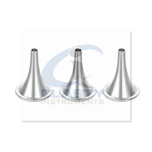 Spéculum auriculaire pédiatrique en acier inoxydable de haute qualité, instrument médical manuel ORL pour l'examen de l'oreille, du nez et de la gorge, certifié CE - Product Image 4