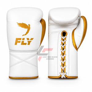 New Arrival Custom Made Factory Manufacture Professional Original Leather Fly Boxing <b>Gloves</b> Comfortable Training Sparring <b>Gloves</b> - Product Image 2