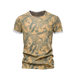 เสื้อยืดผู้ชายเท่ห์ๆ ทรงโอเวอร์ไซส์ ผ้าฝ้าย พิมพ์ลายกราฟิก แฟชั่นแนวสตรีททันสมัย สไตล์ลำลอง ขายส่งจากโรงงาน ผู้ผลิตและส่งออก - Product Image 1
