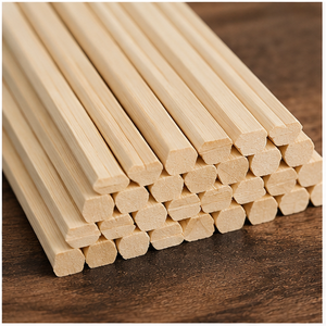 Palillos Desechables de Madera Ecológicos de Diseño Clásico, Superficie Lisa, Envoltura de Papel, Empaque Personalizado para Uso en Servicios de Alimentación - Product Image 3