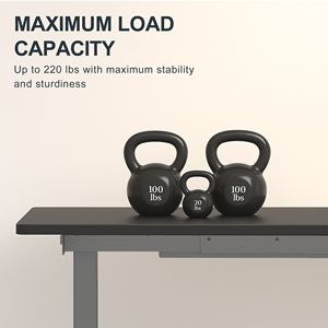 โต๊ะทำงานปรับระดับได้ 3 ระดับ แบบยืน-นั่ง ใช้มอเตอร์คู่ สำหรับใช้งานที่บ้านหรือที่ทำงาน พร้อมท็อปโต๊ะแบบสองชิ้น - Product Image 6