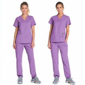 Tenues médicales unisexes pour hôpital, blouses de médecin extensibles, ensembles d'uniformes infirmiers - Product Image 5