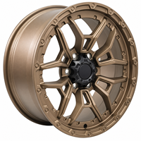 Jantes forgées en aluminium concaves à 16 branches, finition bronze satiné + enjoliveur noir, 18-22 pouces, 5x112 5x120 5x130 pour Audi Mercedes