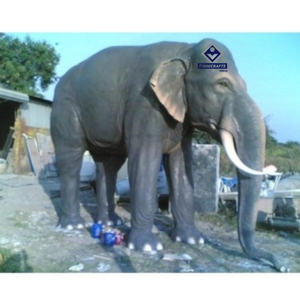 Nouvelle Sculpture d'Éléphant en Résine 2026, Statue Animale Grandeur Nature, Objet de Collection Artistique - Product Image 1