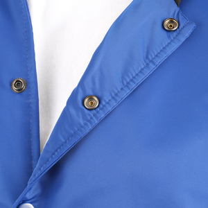 Vestes universitaires en tissu polyester et nylon à fermeture boutonnée, sur mesure, avec ourlet côtelé et cols design, pour hommes – Grande Vente - Product Image 6