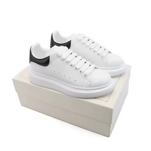 Chaussures de créateur en cuir véritable de haute qualité à lacets et talon plat 2026 pour hommes et femmes – Baskets de luxe tendance de marque célèbre - Product Image 1