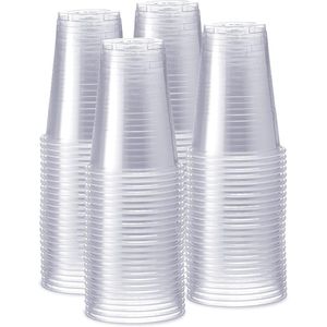 Bicchieri di Plastica Trasparenti Usa e Getta da 16 oz [Confezione da 240] Senza BPA, Cristallini per Uso Quotidiano, Feste ed Eventi, per Bevande Fredde - Product Image 1