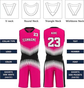 Hot Sale New Design Customized Logo Basketball Uniform Set 100% Polyester Unisex Breathable Factory Direct Best Quality & Price - Product Image 3