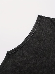 Best-Selling Unisex Tank Top Customized 100% Cotton Graphic Oversize Casual Sleeveless Top for Men Breathable Knitted - Product Image 4