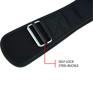 Ceinture de soutien lombaire réglable et respirante en néoprène pour la musculation, soulagement des douleurs dorsales, compression enveloppante pour la taille, pour adultes - Product Image 4