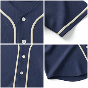 Uniforme de baseball personnalisé pour adultes, haute qualité, nouveau design, impression par transfert thermique, broderie du nom du joueur sur le devant, maille respirante, short - Product Image 4