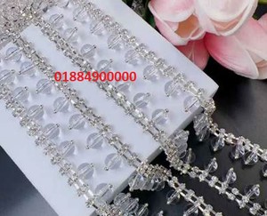 Ruban décoratif de luxe en strass et cristaux pour vêtements, robes, accessoires de couture de mariée - Vente en gros - Product Image 5