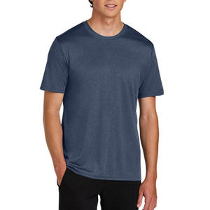 Camiseta de Punto Azul Pizarra Personalizada para Hombre |   Camiseta Deportiva 100% Poliéster |   Camiseta Deportiva de Secado Rápido |   Venta al por mayor - Product Image 4