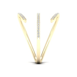 Anillo Clásico en Espiral con Diamante Cultivado en Laboratorio, Oro 10K/14K/18K, Plata 925/935, Bañado en Rodio, para Boda, Compromiso o Fiesta - Product Image 3