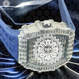 Montre analogique à quartz rectangulaire de luxe Charm_Jewells en cristal K9, style bijoux de mode pour femme - Product Image 4