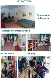 Hamac JNC en macramé de style bohème pour la détente en plein air et la décoration de la maison - Product Image 2