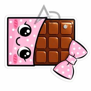 Acrylic Chocolate With Bow <b>Lash</b> Tile Sustainable Custom Logo Private Label Eyelash <b>Extension</b> Holder Beauty Instrument - Product Image 4