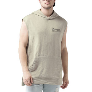 เสื้อฮู้ดดี้แขนกุด ผ้าคอตตอนผสม คุณภาพดีเยี่ยม ใช้งานได้ยาวนาน - Product Image 1
