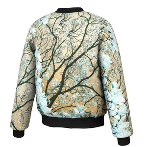 Personalizable chaqueta de bombardero unisex a prueba de viento ligero logotipo personalizado colores moda Casual prendas de vestir exteriores al por mayor OEM/ODM disponible - Product Image 2