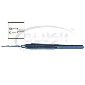 Akahoshi Prechopper Nucleus Splitter Universal Forceps Straight Titanium Ophthalmic Cataract Instrument By <b>Blush</b> Surgical - Product Image 2