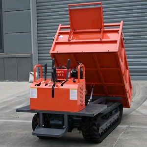 Expédition rapide, mini-dumper sur chenilles SDL D25 certifié CE EPA, 3 vitesses avec marche arrière, mini-dumper sur chenilles hydraulique à basculement - Product Image 1