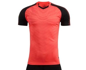 Customized Eco-Friendly Front Quick-Drying <b>Men's</b> Football Jerseys High Quality Solid Polyester Mesh Short-Sleeved Hoodies - Product Image 4