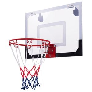 Mini panier de basket avec 2 filets, accessoire à suspendre à la porte, incluant un ballon de basket - Product Image 2