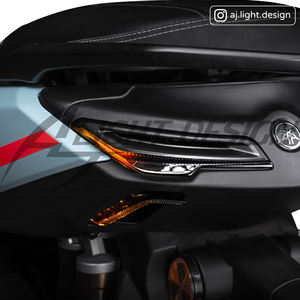 AJLIGHT DESIGN Feu arrière de moto quad LED RGB AJNMAX-BTL fabriqué à Taïwan avec clignotants intégrés – Système d'éclairage de haute qualité - Product Image 2