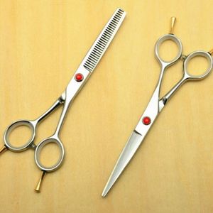 Ciseaux de coiffure professionnels en acier inoxydable de 6 pouces avec outil de beauté à lame droite avec logo personnalisé à pointe pointue - Product Image 3