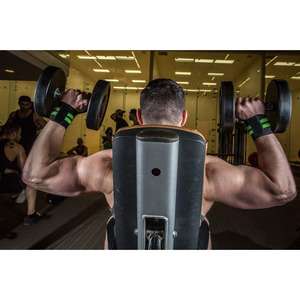 Hook and Loop Weightlifting Wrist Straps for <b>Strength</b> <b>Training</b> Deadlift and Pull Support Reinforced Cotton OEM Wholesale Straps - Product Image 2