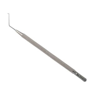 Instrumento Quirúrgico Oftálmico de 12.5 cm de Longitud Total, Herramienta Manual para Cirugía Ocular, Manipulador de Núcleo Tipo Hongo con Punta Angulada de Hemi-Bola - Product Image 6
