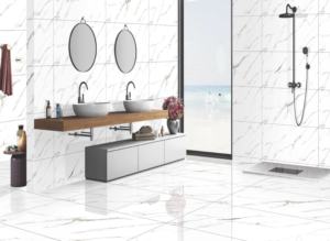 Carreaux de porcelaine brillants de qualité supérieure pour l'exportation, formats 800x1600, 1200x1800, 750x1500 mm, grandes dalles pour la maison, l'hôtel, le centre commercial, le bureau - Product Image 4