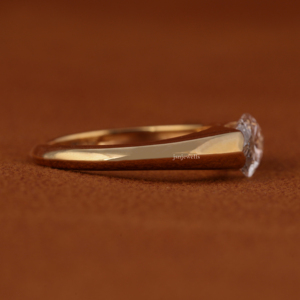 แหวนหมั้นเพชรทรงมาร์คีส์ เพชรเลี้ยงในห้องปฏิบัติการ ทองคำแท้ 14K แหวนแต่งงานแบบโซลิแทร์ เครื่องประดับเจ้าสาวสุดหรู - Product Image 2