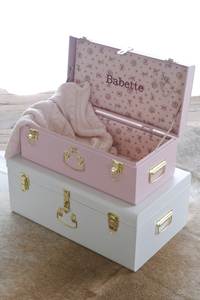 Personalized Ribbed Velvet Storage Trunk Rose Gold Hardware Custom <b>Keepsake</b> <b>Box</b> Decorative Trousseau Chest Nursery Decor - Product Image 6