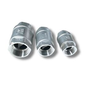 Échantillon GRATUIT de 2'' - Vanne de retenue verticale à extrémité filetée 2 pièces pour eau/huile -20°C~200°C - Product Image 5