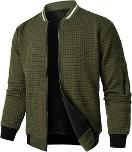 Chaqueta Bomber Varsity Ligera 100% Lana para Hombre CREW, Estilo Casual con Bordado, Cierre de Cremallera, Estilo Invernal Elegante, Personalizable OEM, Envío Rápido - Product Image 1