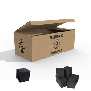 Briqueta de carbón Shisha DE FÁBRICA DE Indonesia hecha 100% Cachimba de cáscara de coco natural para fumar de Grado Superior OEM Etiqueta Privada - Product Image 1