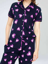 Ensemble de pyjamas confortables pour femmes, deux pièces, manches courtes, vêtements de nuit - Product Image 4