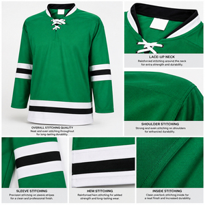 Diseño y Fabricación de Conjuntos de Camiseta y Pantalones de Hockey sobre Hielo a Precio de Mayoreo, Uniforme de Hockey sobre Hielo, el Mejor Estilo, a la Moda, Precio Económico - Product Image 6