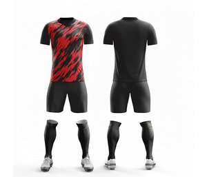 Conjunto de Uniformes de Fútbol por Sublimación para Pedidos al por Mayor – Sublimación Completa |   Tallas para Hombres, Mujeres y Jóvenes |   Ropa Deportiva Ligera de Secado Rápido para Entrenamiento - Product Image 1