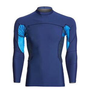 Camiseta de Compresión Deportiva Ligera para Hombre, de Secado Rápido, para Entrenamiento de MMA, Surf y Natación, Fabricada con Spandex/Nylon - Product Image 1