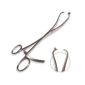 Pince orthopédique de réduction pointue avec trou de guidage Pince de réduction osseuse Instruments chirurgicaux orthopédiques vétérinaires par OldMed - Product Image 1