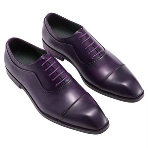 Chaussures Derby montantes de luxe à lacets pour hommes, en cuir véritable, à bout carré ou pointu, légères, personnalisables, pour le bureau et les mariages, marque OEM - Product Image 5