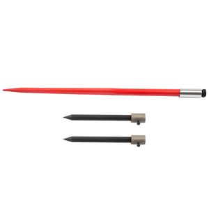Asta per balle di fieno da 49 pollici, capacità 3000 libbre, attacco per macchine edili con dado e manicotto - Product Image 1