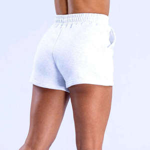 กางเกงขาสั้นผู้หญิงออกแบบเองได้ พิมพ์โลโก้ตามสั่ง ผ้าฝ้าย 100% แห้งเร็ว เป็นมิตรกับสิ่งแวดล้อม ราคาขายส่ง ชุดออกกำลังกาย - Product Image 5