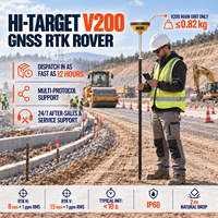 En stock : Récepteur GNSS RTK Hi-Target V200 IP68 multi-constellations avec WiFi et Bluetooth pour levés topographiques